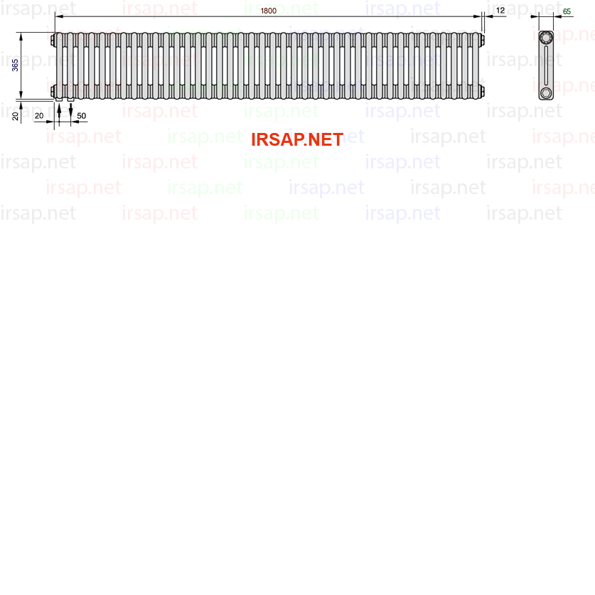 Радиатор IRSAP Tesi 20365/40 T18 CL 01